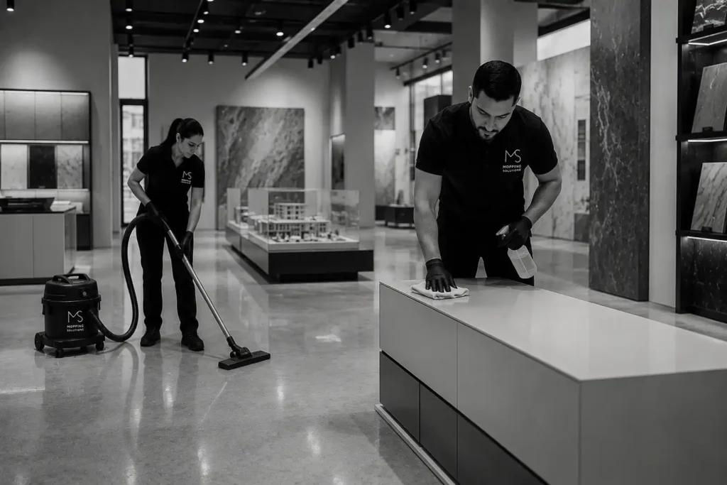 Limpieza de showrooms y espacios de exposición en Madrid